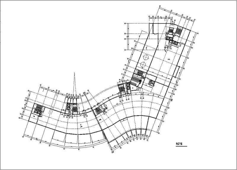 现代高层商住综合楼建筑设计CAD施工图纸 - 2