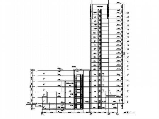 高层多功能商业综合体建筑设计方案设计CAD图纸 - 3