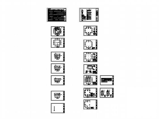 楼盘售楼处建筑CAD施工图纸 - 3