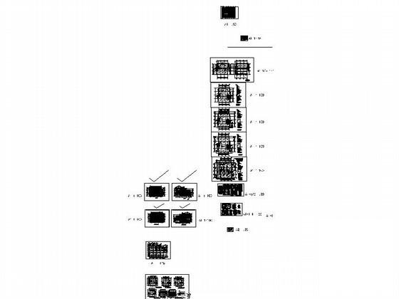 商业广场4层沿街商业建筑CAD施工图纸 - 3