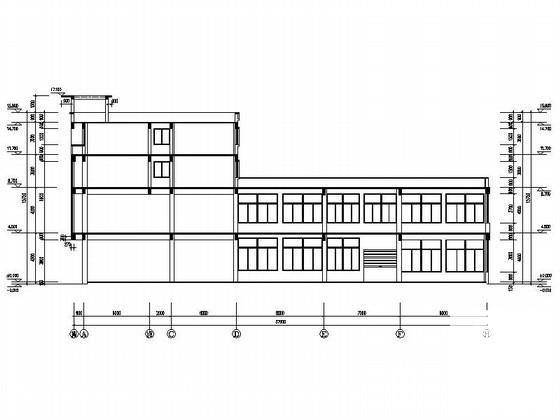 4层农贸综合市场建筑CAD施工图纸 - 1