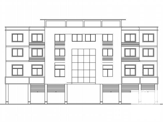 4层农贸综合市场建筑CAD施工图纸 - 2