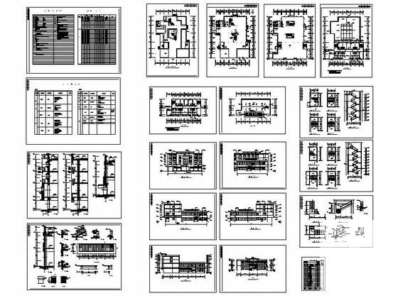 4层农贸综合市场建筑CAD施工图纸 - 3