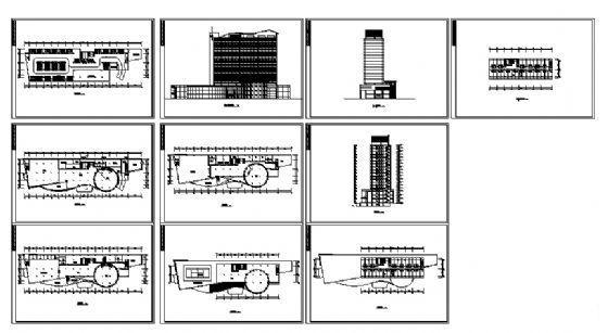 商业大厦建筑CAD图纸（带MAX模型） - 4