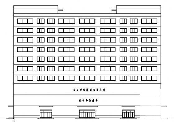 10层商用写字楼建筑CAD图纸 - 1