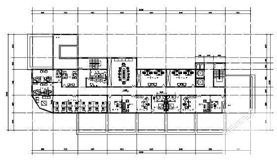 7层综合性写字楼建筑CAD图纸(钢筋混凝土结构) - 1