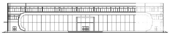 3层交警支队车辆管理所办公楼建筑CAD图纸（效果图纸）(钢筋混凝土结构) - 4