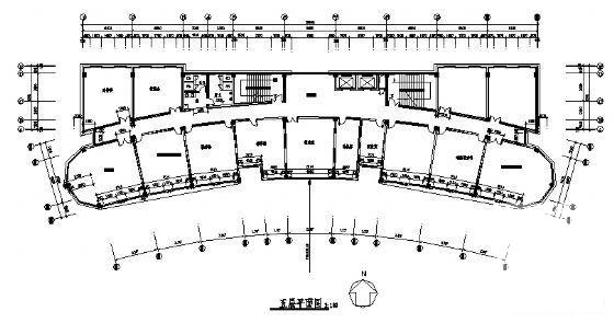 5层边防指挥中心办公楼概念设计建筑CAD图纸 - 1