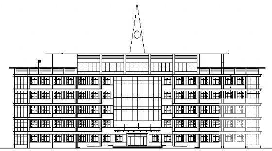 5层边防指挥中心办公楼概念设计建筑CAD图纸 - 3
