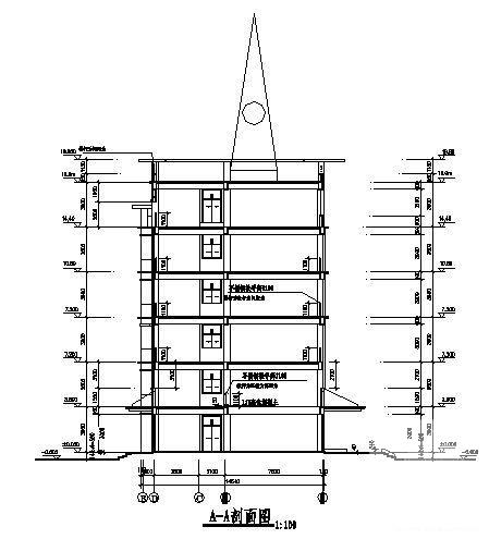 5层边防指挥中心办公楼概念设计建筑CAD图纸 - 4