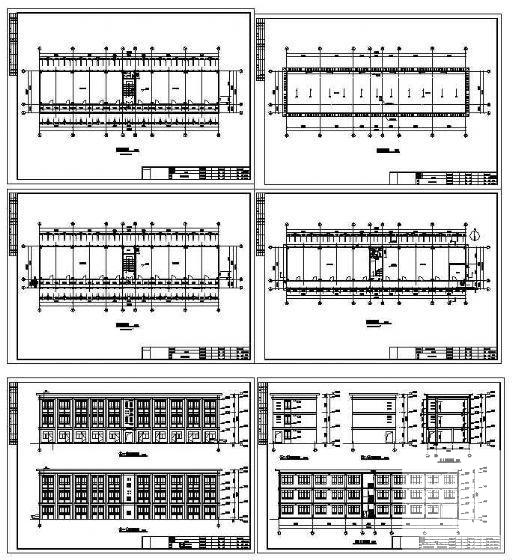 3层天然气公司办公楼建筑CAD图纸 - 4