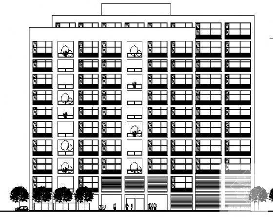 精美11层办公楼建筑CAD图纸 - 2