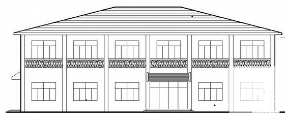 2层小型办公楼建筑CAD图纸 - 3