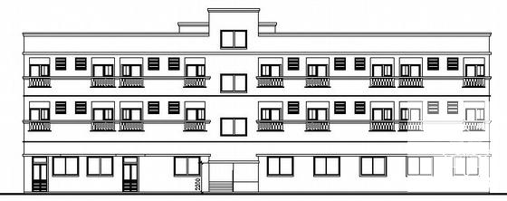 实用3层办公楼建筑CAD施工图纸(卫生间详图) - 2