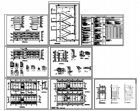 实用3层办公楼建筑CAD施工图纸(卫生间详图) - 3