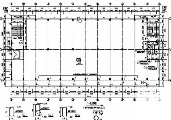 大型12层厂房办公楼建筑设计CAD施工图纸 - 1