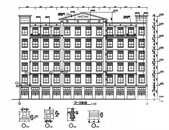 大型12层厂房办公楼建筑设计CAD施工图纸 - 3