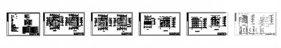 4层办公楼建筑CAD施工图纸(钢筋混凝土结构) - 2