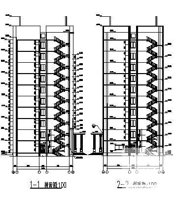 10层研发楼建筑扩初图纸 - 4