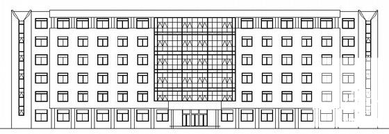 精美6层办公楼建筑CAD图纸 - 2