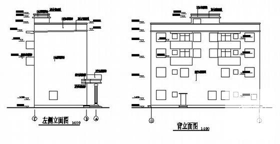 6层综合办公楼建筑CAD图纸 - 2