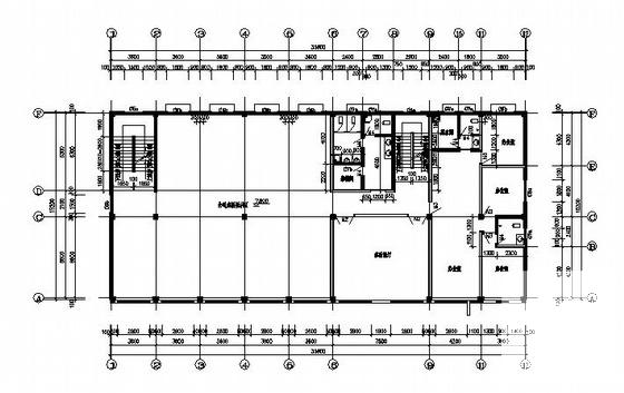 精美的5层办公楼建筑CAD图纸 - 1