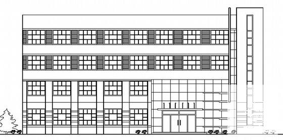 精美的5层办公楼建筑CAD图纸 - 2
