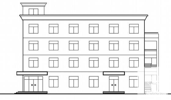 小型4层框架综合楼建筑CAD图纸 - 2