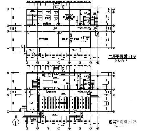 小型4层框架综合楼建筑CAD图纸 - 3