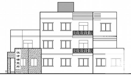 3层设计所建筑CAD图纸 - 2