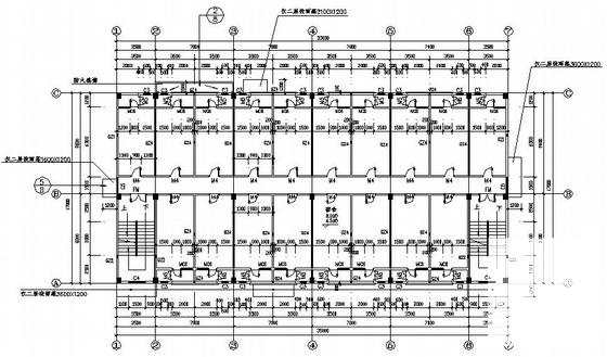 比较不错的3层办公楼建筑施工CAD图纸(卫生间详图) - 3