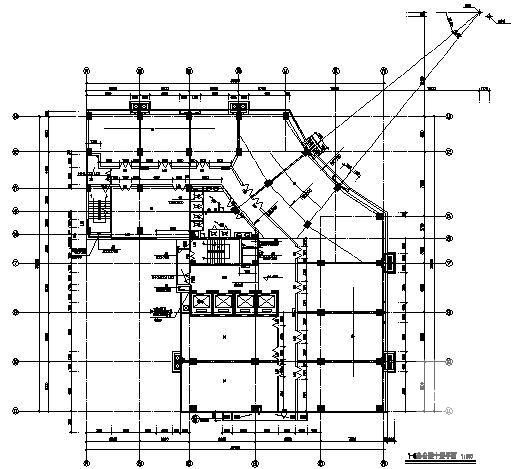 10层1-5办公楼建筑CAD图纸(短肢剪力墙结构) - 2