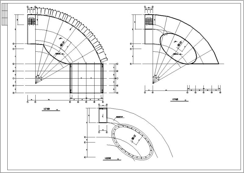 邓桥商业城建筑设计方案（CAD施工图纸）(钢筋混凝土结构) - 2