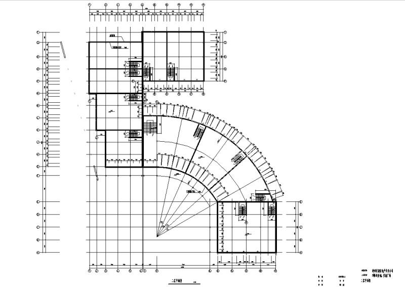 邓桥商业城建筑设计方案（CAD施工图纸）(钢筋混凝土结构) - 3