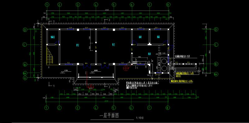 山庄餐饮建筑建筑设计(钢筋混凝土结构) - 4