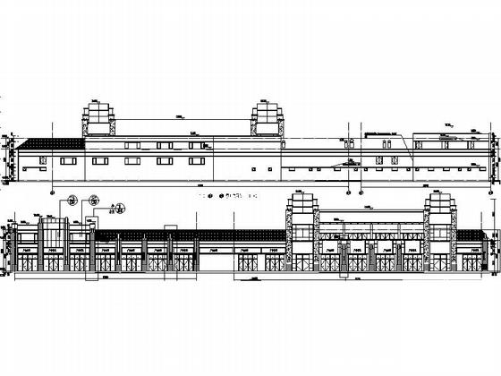 artdeco单层商业街建筑施工CAD图纸（知名地产）(钢筋混凝土结构) - 2