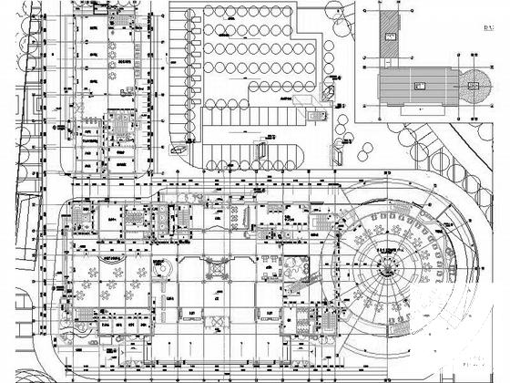 17层大型现代风格国际学术交流中心CAD施工图纸（酒店商业知名设计院）(框架剪力墙结构) - 3
