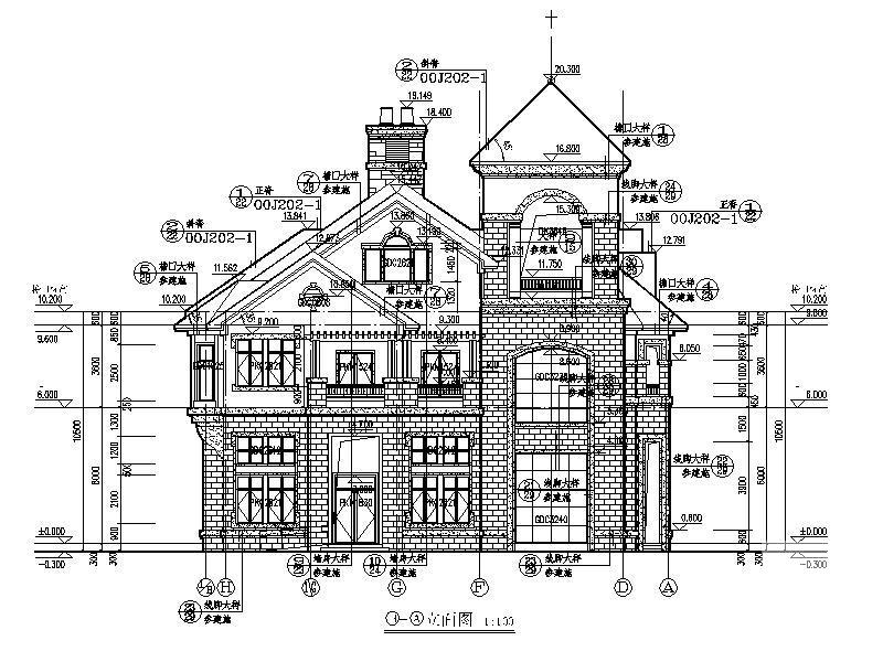 知名设计院纯欧式商业楼施工图（全专业图纸）精(多层建筑) - 5