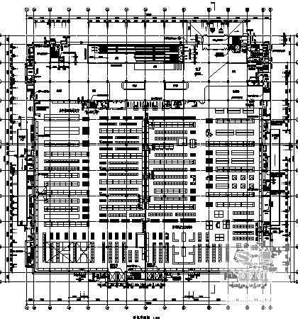 3层大型商场超市建筑施工CAD图纸(钢筋混凝土结构) - 2