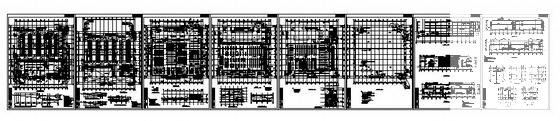 3层大型商场超市建筑施工CAD图纸(钢筋混凝土结构) - 4
