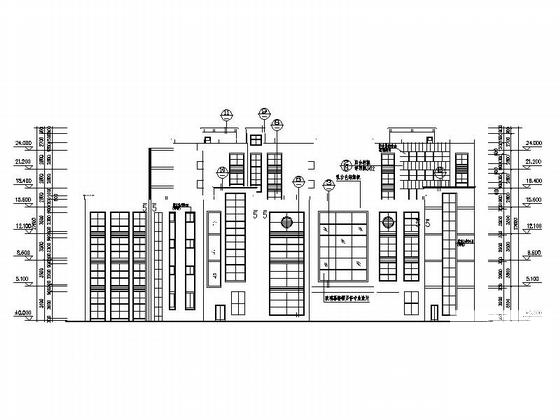 7层框架结构农贸市场建筑设计CAD施工图纸（住宅楼） - 2