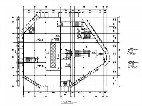 7层框架结构农贸市场建筑设计CAD施工图纸（住宅楼） - 5
