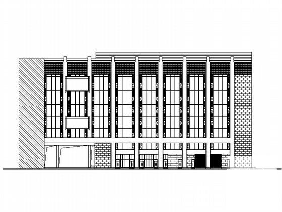 8层商场大楼建筑施工CAD图纸(钢筋混凝土结构) - 5