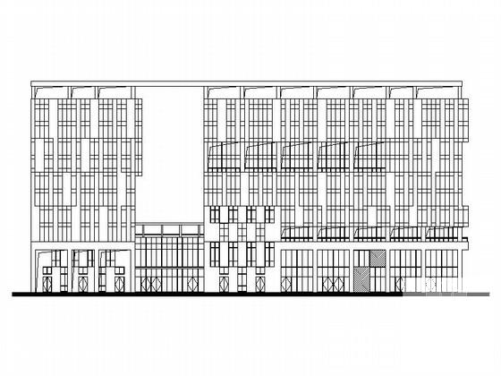 现代风格大型商业综合体建筑施工CAD图纸(钢筋混凝土结构) - 1