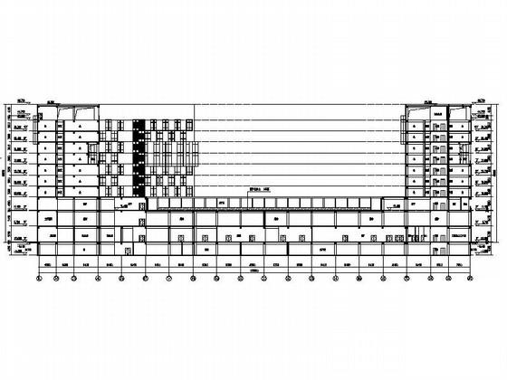 现代风格大型商业综合体建筑施工CAD图纸(钢筋混凝土结构) - 5