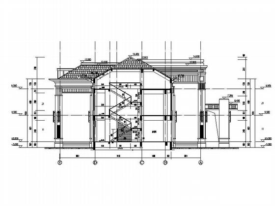2层知名房地产售楼处建筑设计CAD施工图纸(节点详图) - 4