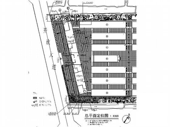 5层现代风格装饰材料市场建筑设计CAD施工图纸（效果图纸）(钢筋混凝土结构) - 3