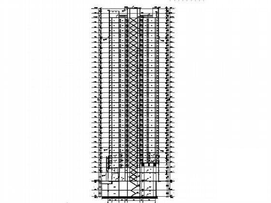 32层现代风格知名商业广场建筑施工CAD图纸(房地产开发项目) - 4
