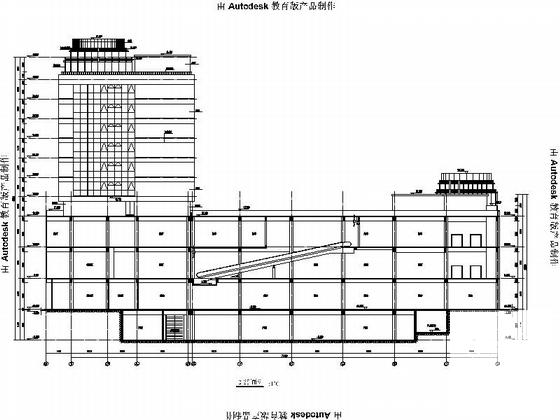 18层商业综合体建筑CAD施工图纸（甲级设计院） - 2