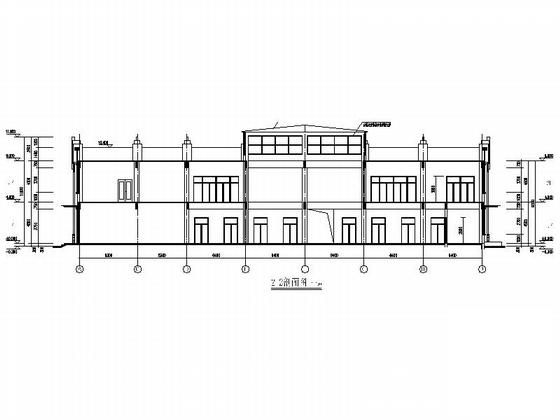 简欧风格两层菜市场及超市建筑施工CAD图纸 - 1